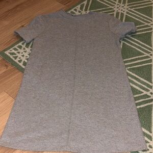 Gray Short Sleeve Dress
